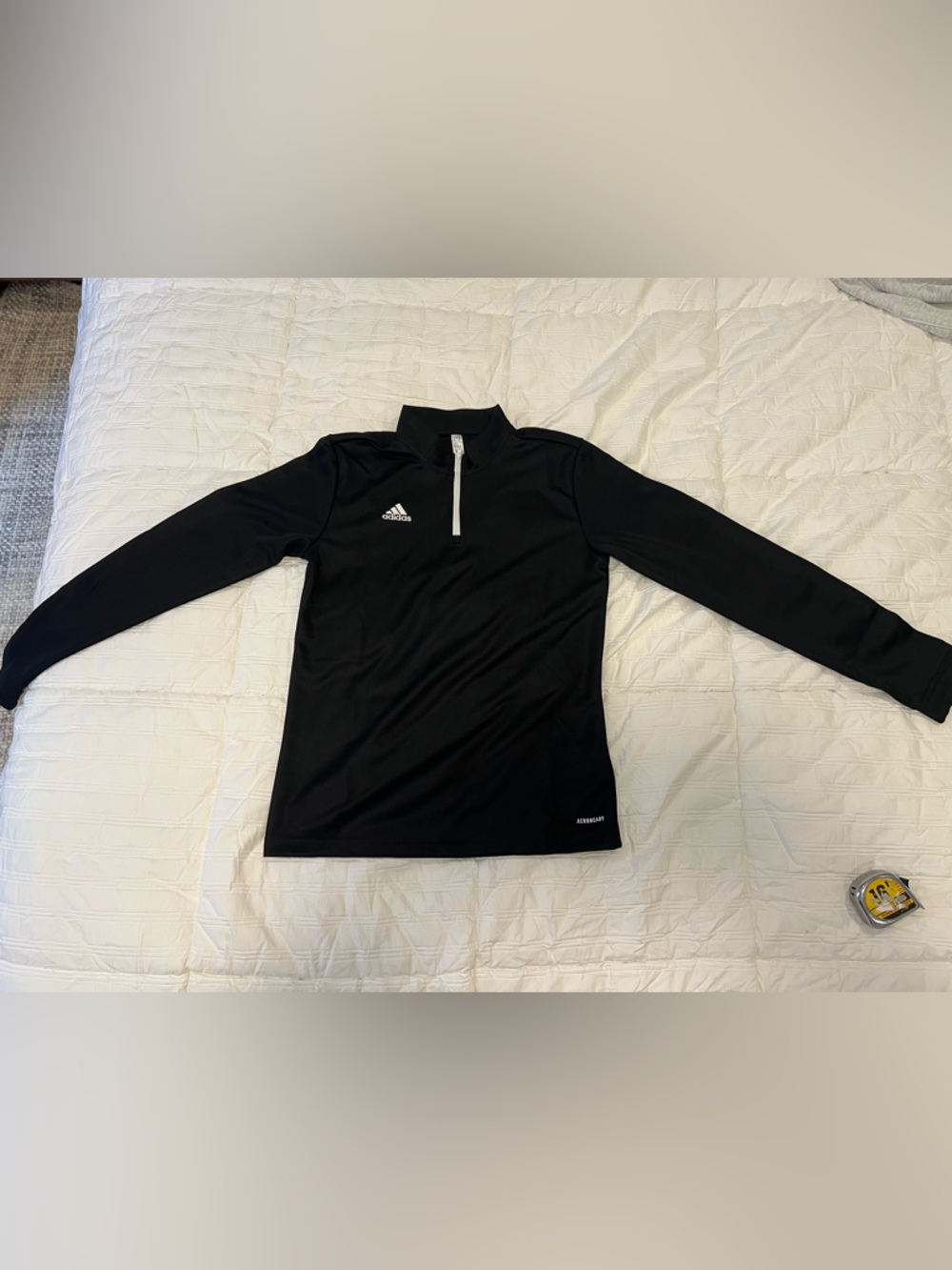 adidas Black Top with White Logo NWOT